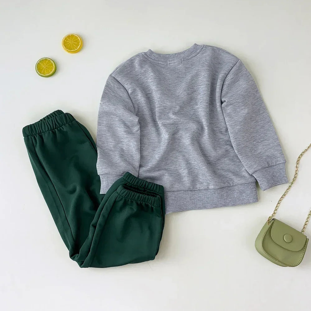 I am Loved Hoodie And Green Pants Set