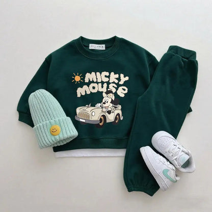 Disney Sweatshirt & Pants Set - 100% Cotton