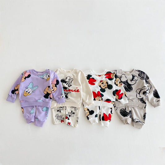 Disney Sweatshirt & Pants Set - 100% Cotton
