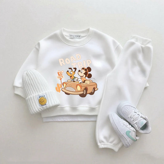 Disney Sweatshirt & Pants Set - 100% Cotton