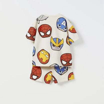 Trendy 100% Cotton Marvel Tracksuit – Perfect for Summer Fun!