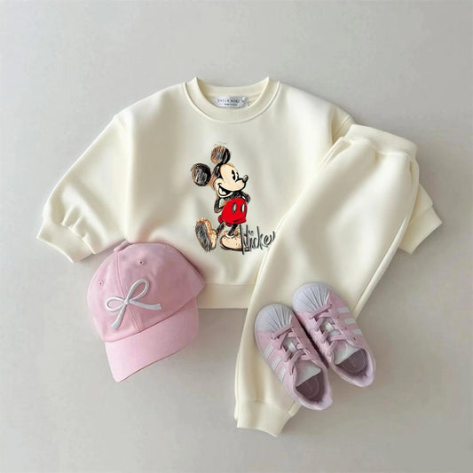 Disney Sweatshirt & Pants Set - 100% Cotton