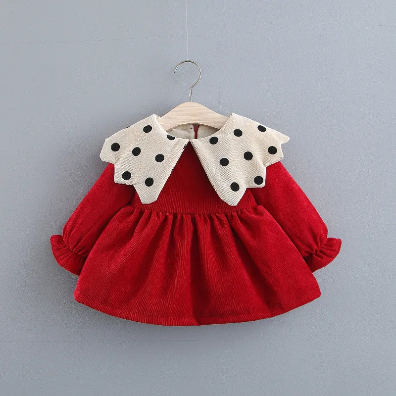 Cozy Velvet Warm Plaid Dress