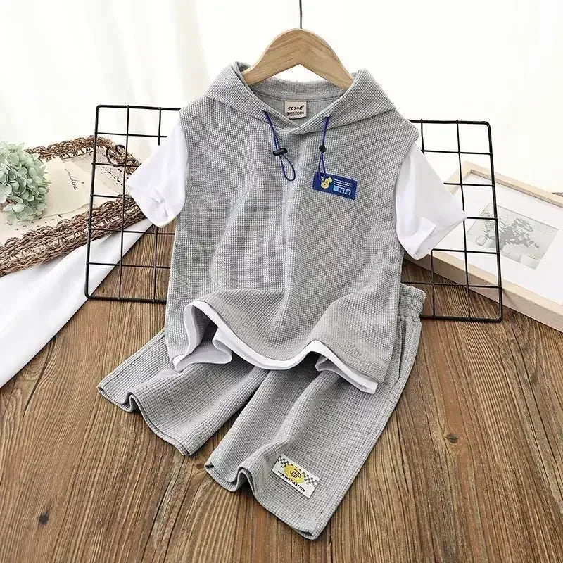 Summer Hoodies T-Shirts & Shorts Set