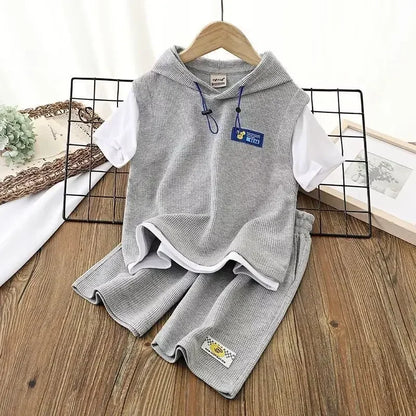 Summer Hoodies T-Shirts & Shorts Set