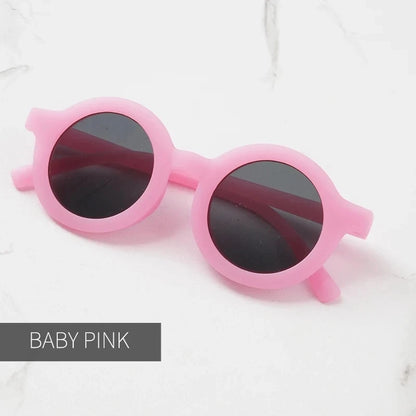 Kids Round Sunglasses – UV400 Mirror Lens Stylish Eyewear