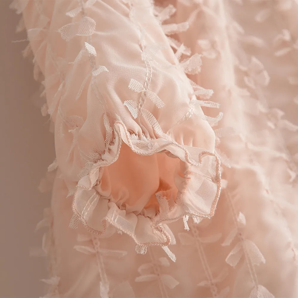 Pink Lace Princess Dress