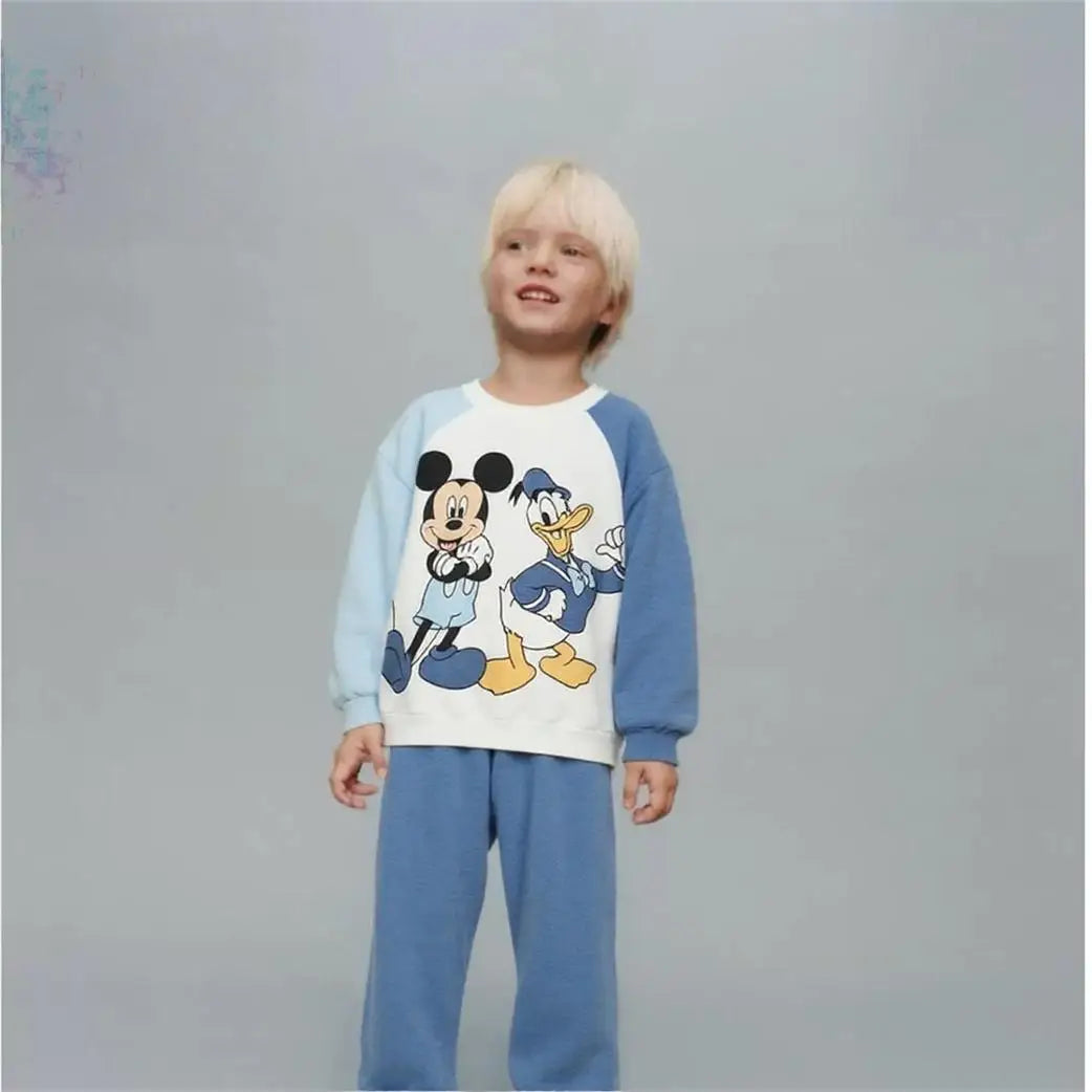 Disney Sweatshirt & Pants Set - 100% Cotton