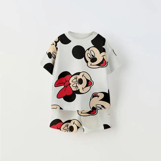 Cute & Trendy Cartoon Print Kids Set!
