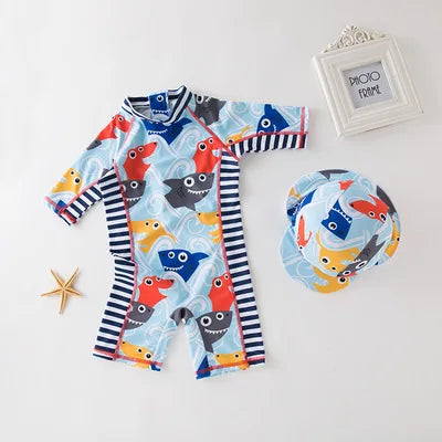 Ultimate Kids' Swimwear Set – With Matching Cap!