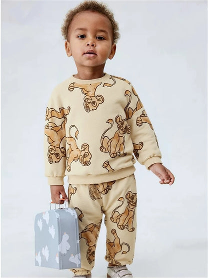 Disney Sweatshirt & Pants Set - 100% Cotton