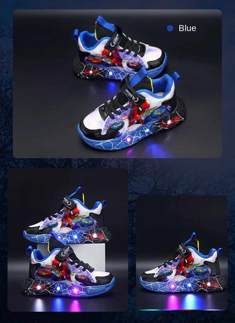 Fun LED Spider-Man Sneakers