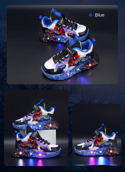Fun LED Spider-Man Sneakers