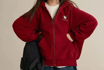 Hello Kitty Hooded Thickened Jacket