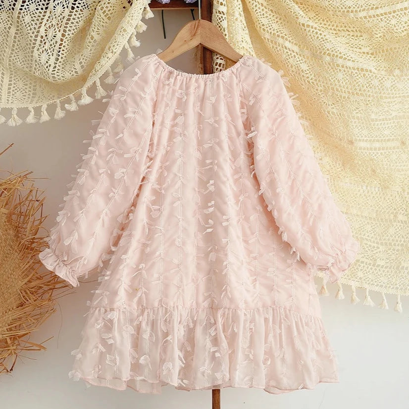 Pink Lace Princess Dress