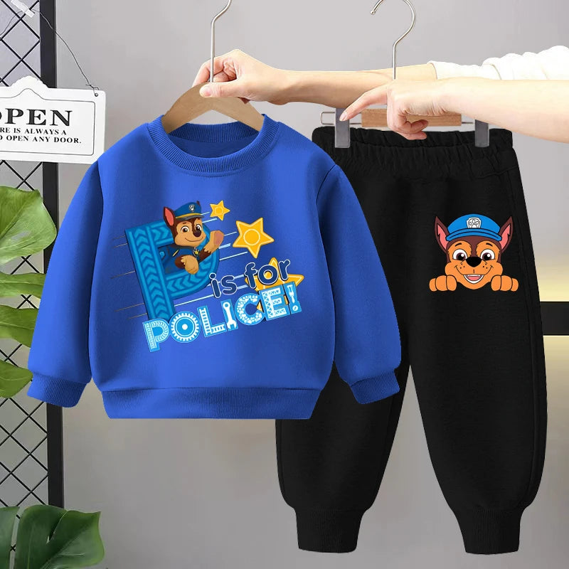 Chase's On The Case Sweatshirt & Pants Set - 100% Cotton