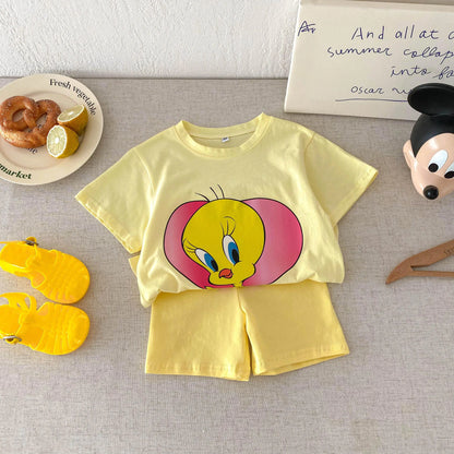 Disney 100% Cotton T-Shirt and Shorts Set