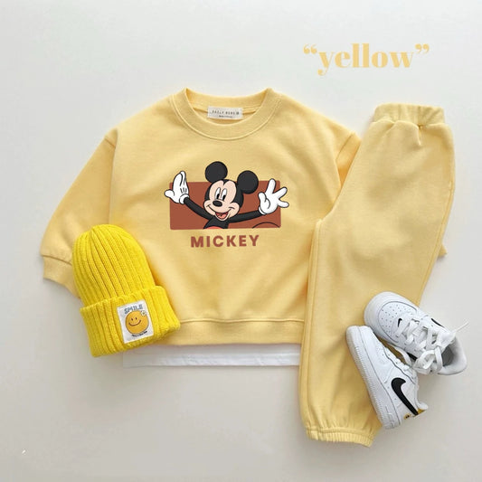 Disney Sweatshirt & Pants Set - 100% Cotton