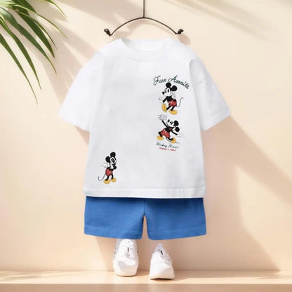 Pure Cotton T-Shirt and Shorts Set