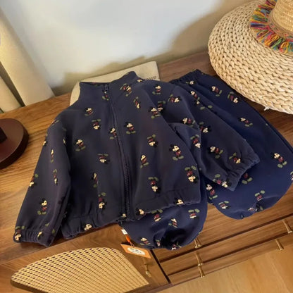 Mickey Mouse Zipper Sweatshirt & Matching Pants Set