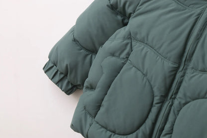 Parkas Thick Cotton Lining Hoodie Warm Jacket Windy Breaker
