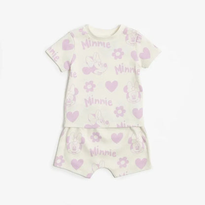2 Sets Minnie Mouse T-Shirt & Shorts