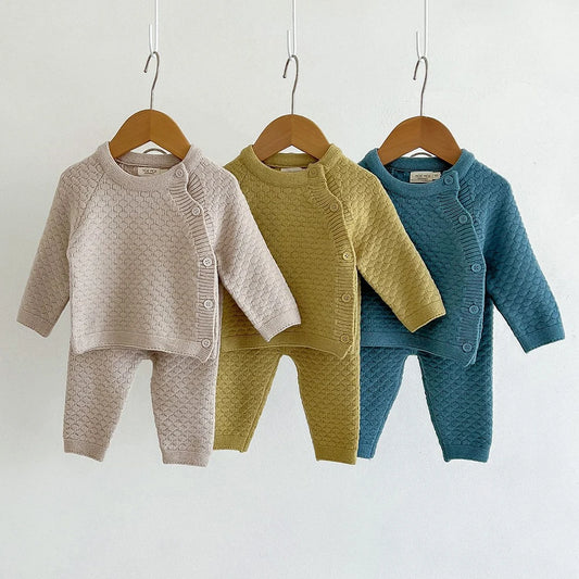 Soft Knit Cotton Sweater & Matching Pants