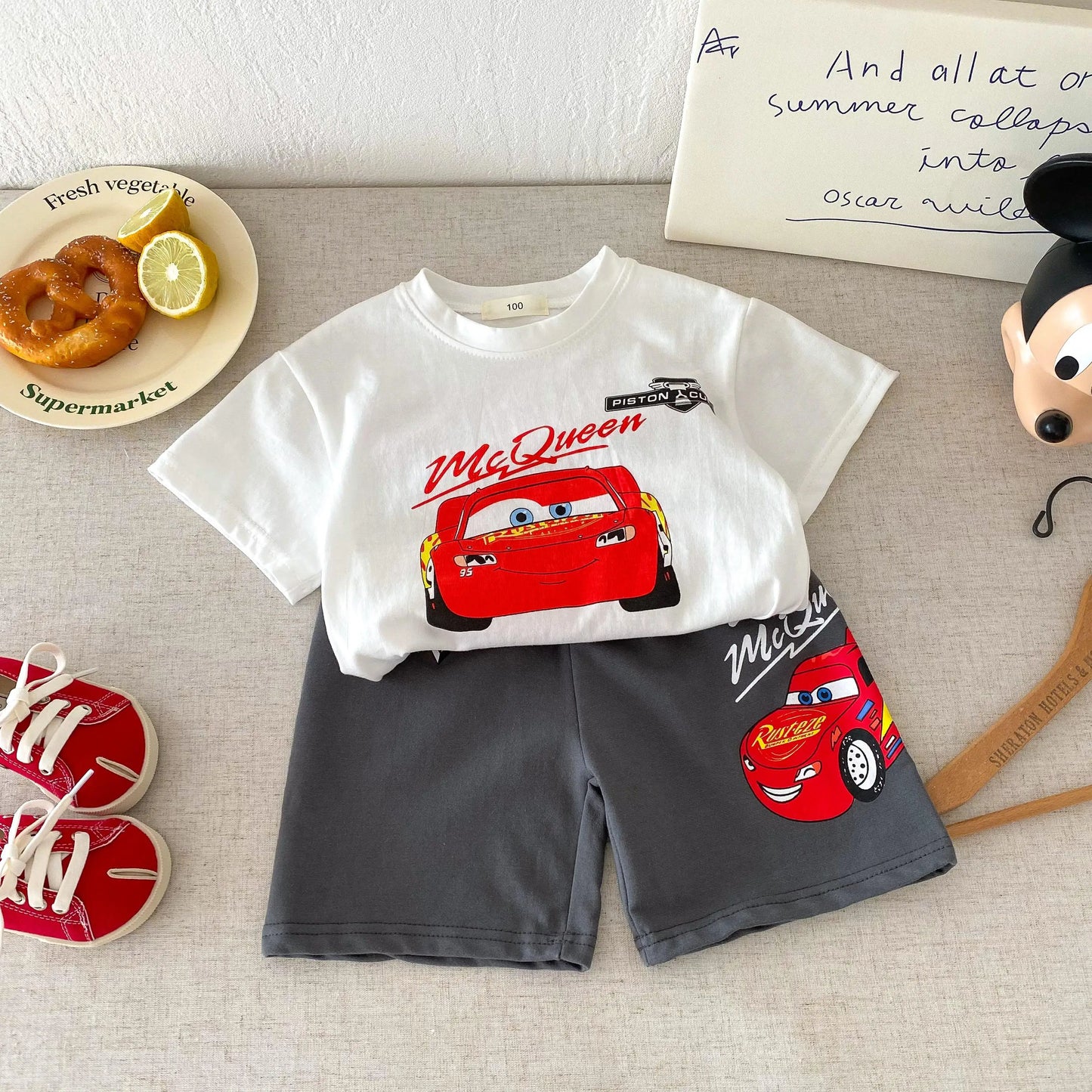 Disney 100% Cotton T-Shirt and Shorts Set