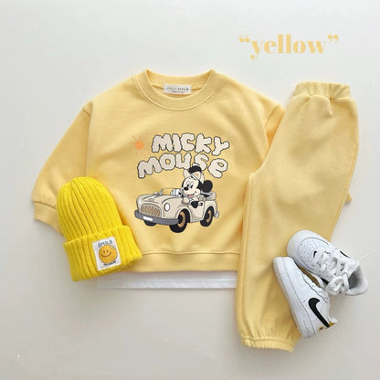 Disney Sweatshirt & Pants Set - 100% Cotton