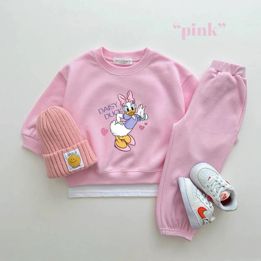 Sweatshirt & Pants Set - 100% Cotton