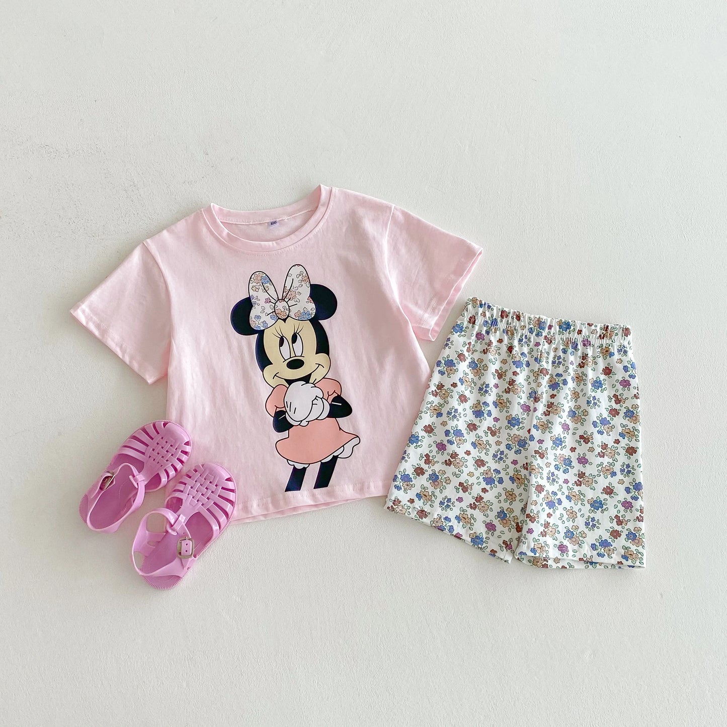 Disney 100% Cotton T-Shirt and Shorts Set