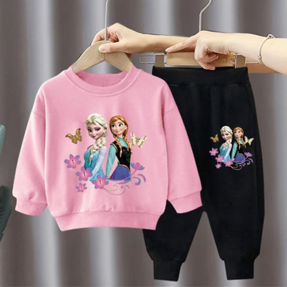 Frozen Elsa Pullover Hoodie & Matching Pants Set