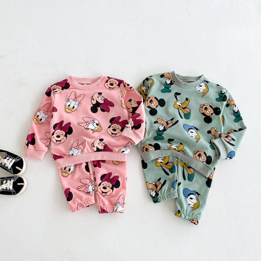 Disney Sweatshirt & Pants Set - 100% Cotton