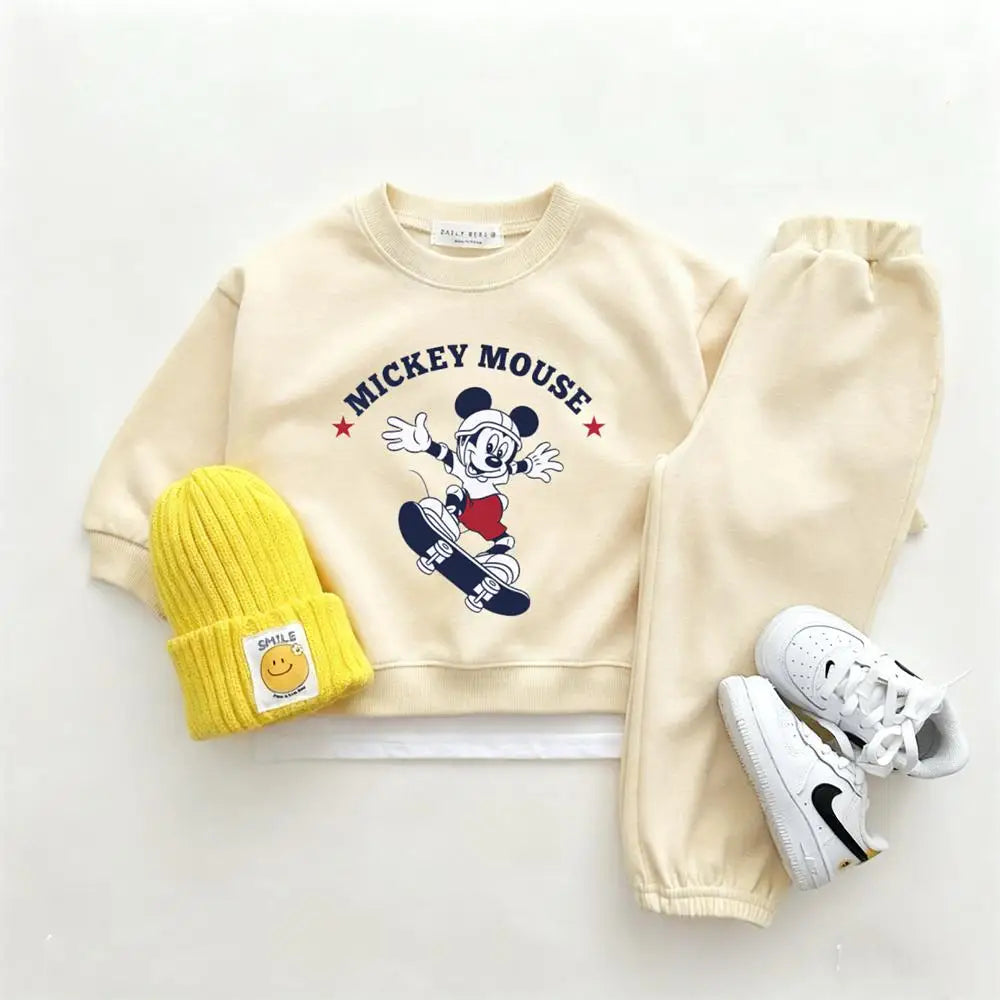 Sweatshirt & Pants Set - 100% Cotton
