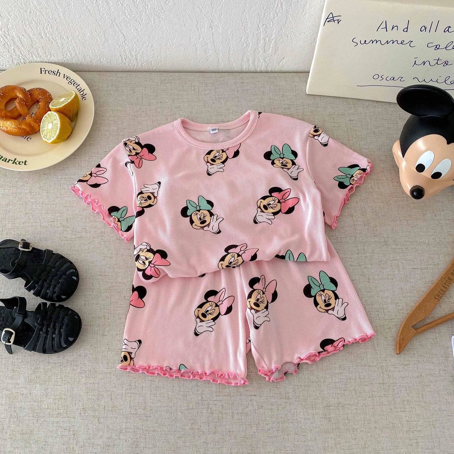 Disney 100% Cotton T-Shirt and Shorts Set