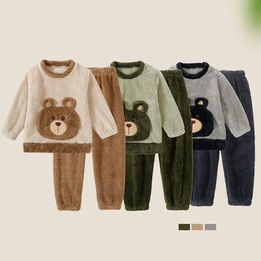 Bear Warm & Comfortable Winter Pajamas