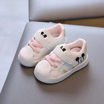 White Disney Mickey Mouse Sneakers