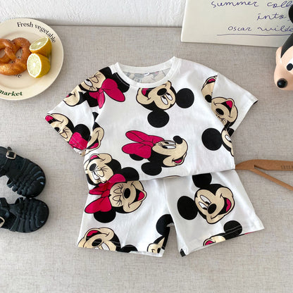 Disney 100% Cotton T-Shirt and Shorts Set