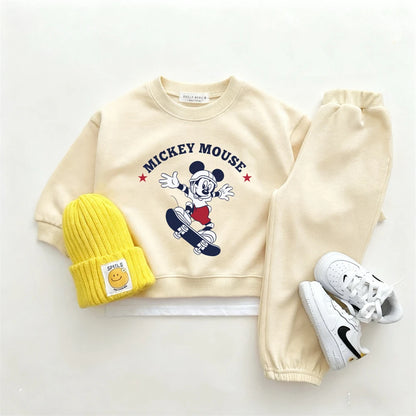 Sweatshirt & Pants Set - 100% Cotton