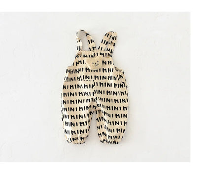 100% Cotton Striped Onesie with Teddy Bear