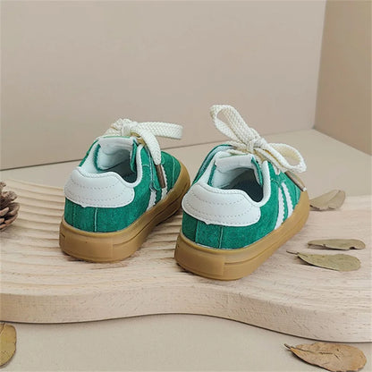 Soft Leather Baby Sneakers