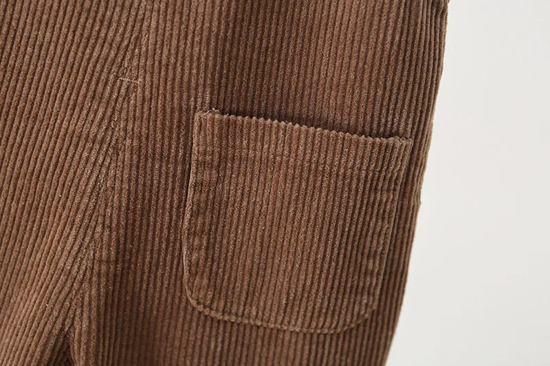 Comfortable Cotton Corduroy Overall
