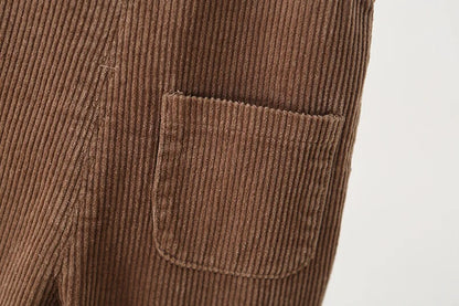 Comfortable Cotton Corduroy Overall