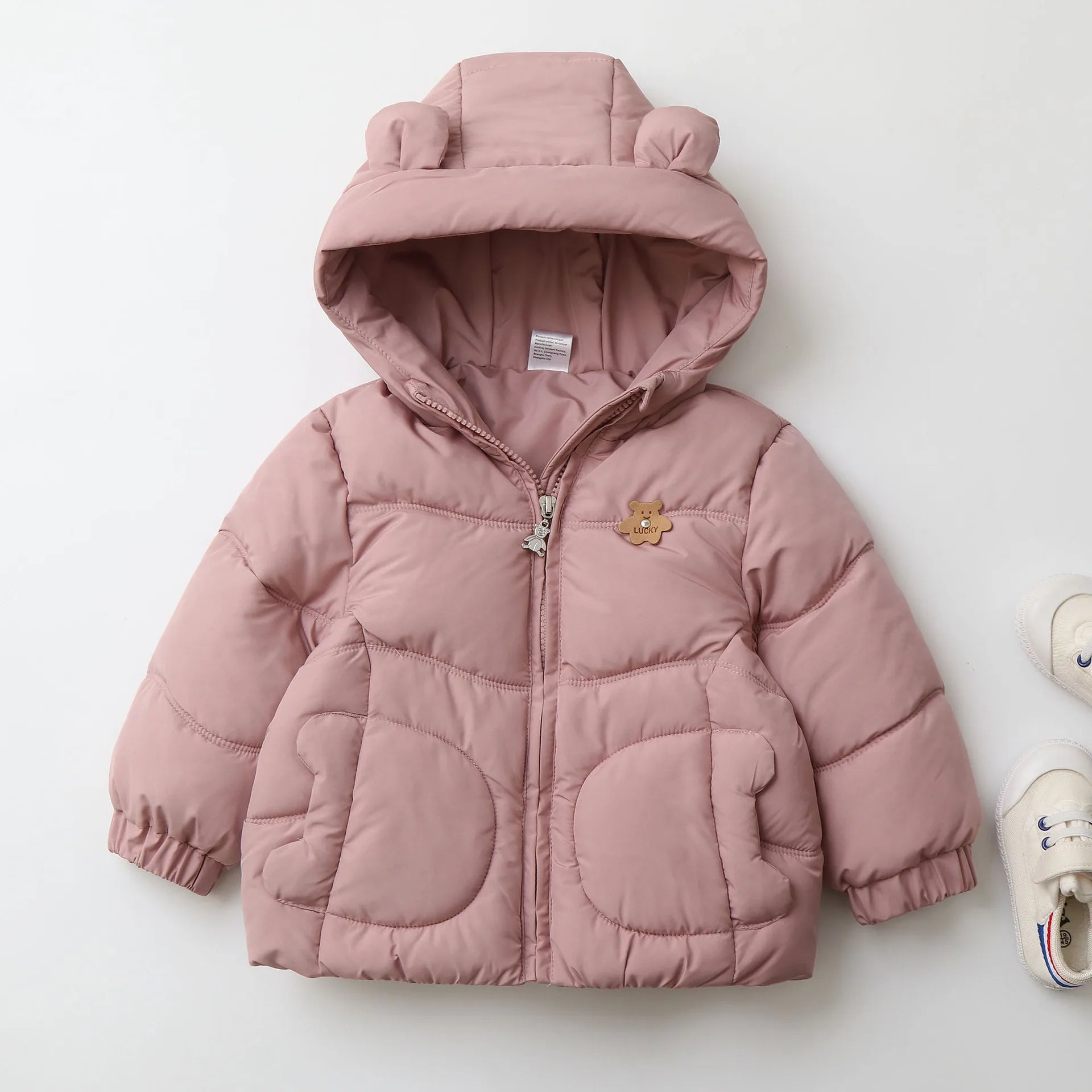 Parkas Thick Cotton Lining Hoodie Warm Jacket Windy Breaker