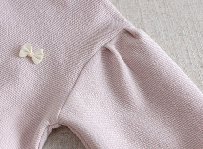 Sweet Bow Lace Top & Pants Two-piece Set