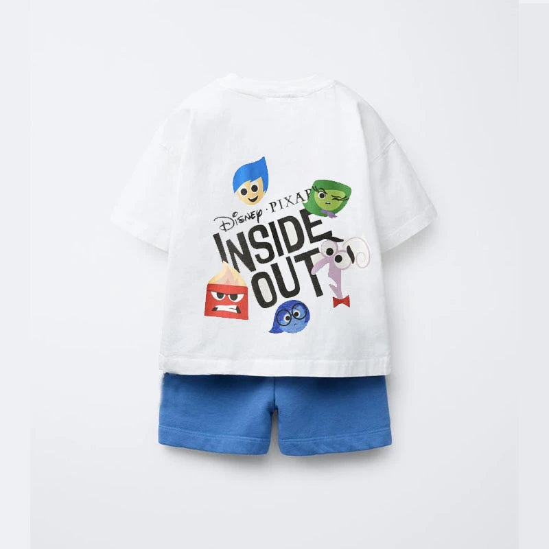 Pixar Inside Out Pure Cotton T-Shirt and Shorts Set