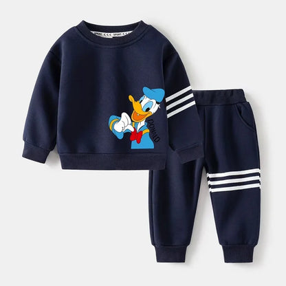 Donald Duck Sweatshirt & Pants Set - 100% Cotton