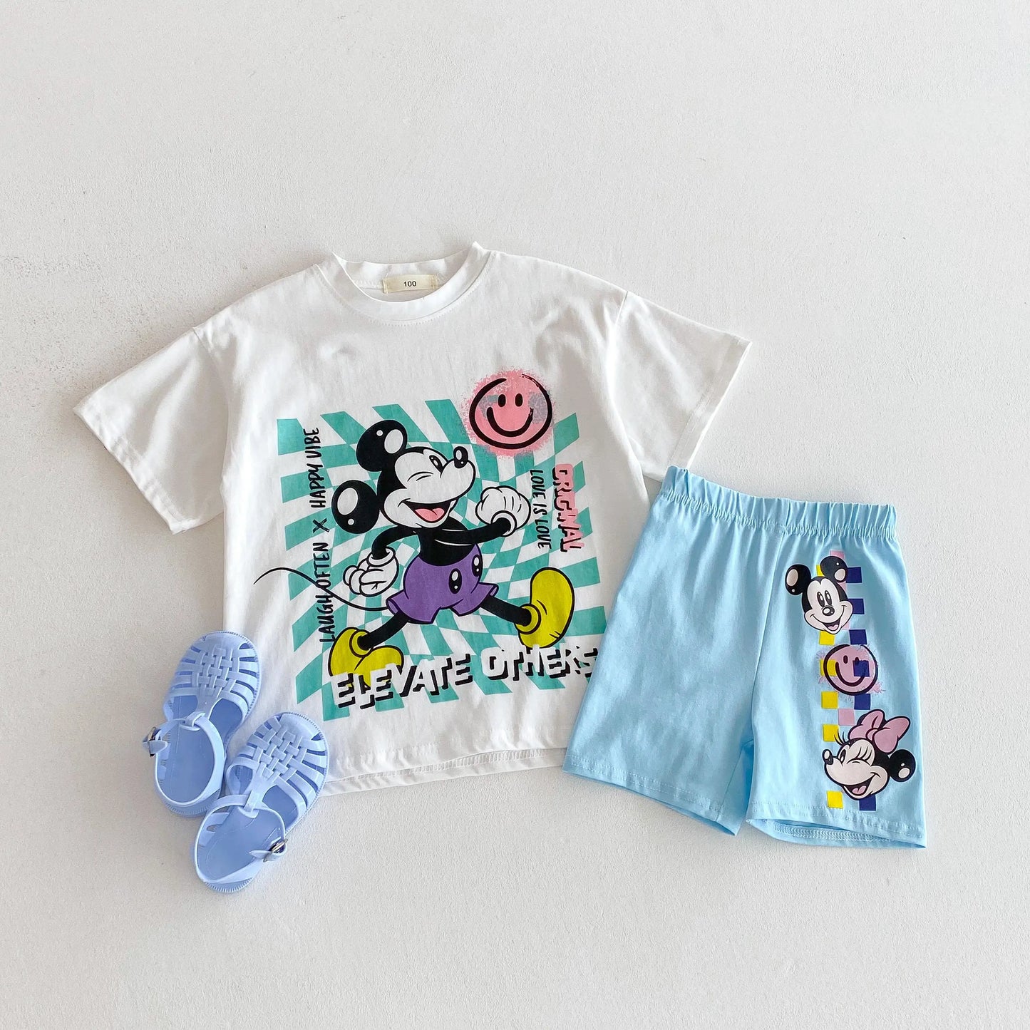 Disney 100% Cotton T-Shirt and Shorts Set