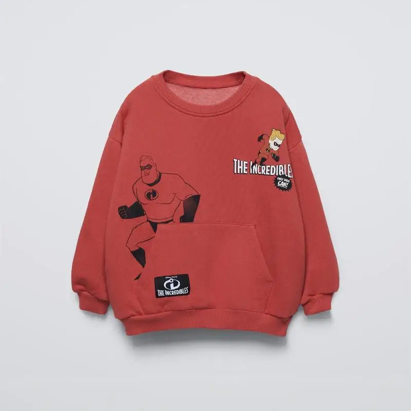 Comfortable Cartoon Cotton Sweatshirt