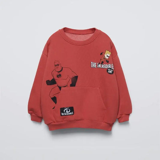 Comfortable Cartoon Cotton Sweatshirt